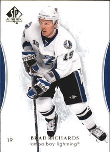 #28 Brad Richards - Tampa Bay Lightning - 2007-08 SP Authentic Hockey