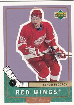 #28 Sergei Fedorov - Detroit Red Wings - 1999-00 Upper Deck Retro Hockey