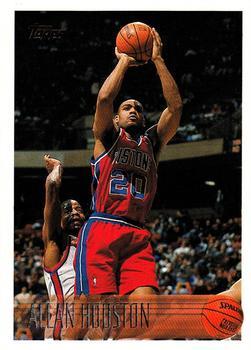 #28 Allan Houston - Detroit Pistons - 1996-97 Topps Basketball