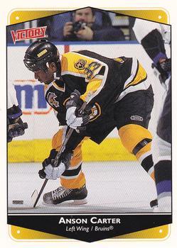 #28 Anson Carter - Boston Bruins - 1999-00 Upper Deck Victory Hockey