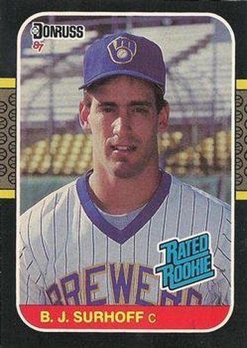 #28 B.J. Surhoff - Milwaukee Brewers - 1987 Donruss Baseball