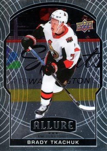 #28 Brady Tkachuk - Ottawa Senators - 2020-21 Upper Deck Allure Hockey