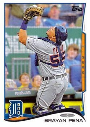 #28 Brayan Pena - Detroit Tigers - 2014 Topps Baseball