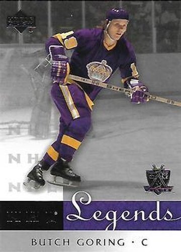 #28 Butch Goring - Los Angeles Kings - 2001-02 Upper Deck Legends Hockey