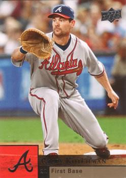 #28 Casey Kotchman - Atlanta Braves - 2009 Upper Deck Baseball