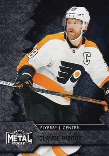 #28 Claude Giroux - Philadelphia Flyers - 2020-21 Skybox Metal Universe Hockey
