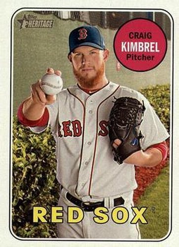 #28 Craig Kimbrel - Boston Red Sox - 2018 Topps Heritage Baseball