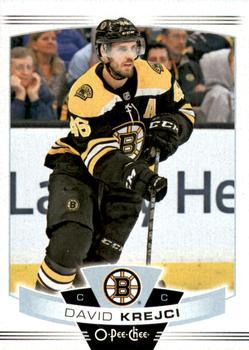 #28 David Krejci - Boston Bruins - 2019-20 O-Pee-Chee Hockey