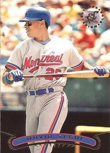 #28 David Segui - Montreal Expos - 1996 Stadium Club Baseball