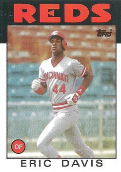 #28 Eric Davis - Cincinnati Reds - 1986 Topps Baseball