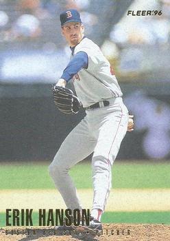 #28 Erik Hanson - Boston Red Sox - 1996 Fleer Baseball