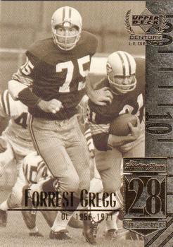 #28 Forrest Gregg - Green Bay Packers - 1999 Upper Deck Century Legends Football