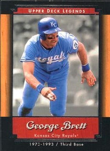 #28 George Brett - Kansas City Royals - 2001 Upper Deck Legends Baseball