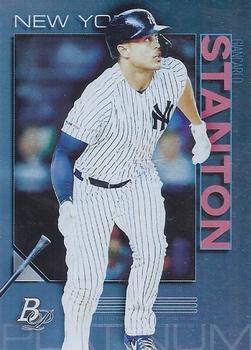 #28 Giancarlo Stanton - New York Yankees - 2020 Bowman Platinum Baseball