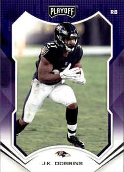 #28 J.K. Dobbins - Baltimore Ravens - 2021 Panini Playoff Football