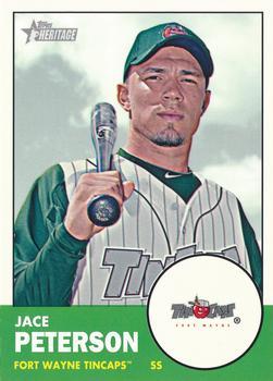 #28 Jace Peterson - Fort Wayne Tincaps - 2012 Topps Heritage Minor League Baseball