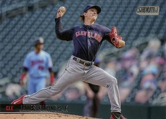 #28 James Karinchak - Cleveland Indians - 2021 Stadium Club Baseball