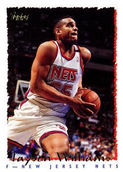 #28 Jayson Williams - New Jersey Nets - 1994-95 Topps Basketball