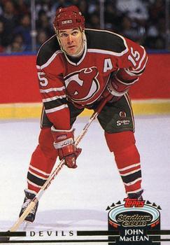#28 John MacLean - New Jersey Devils - 1992-93 Stadium Club Hockey