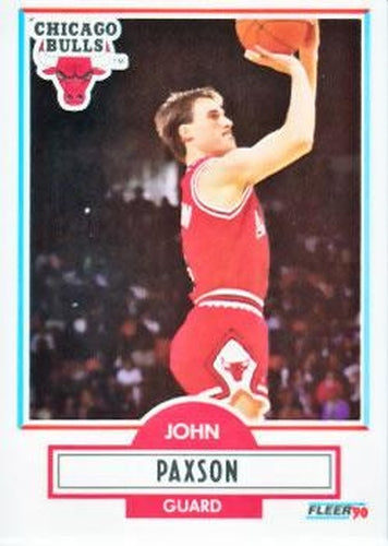 #28 John Paxson - Chicago Bulls - 1990-91 Fleer Basketball