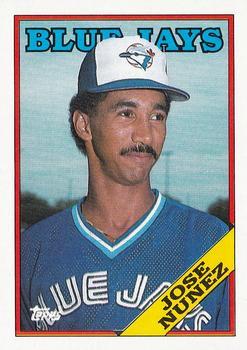 #28 Jose Nunez - Toronto Blue Jays - 1988 Topps Baseball