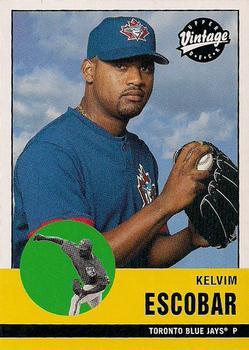 #28 Kelvim Escobar - Toronto Blue Jays - 2001 Upper Deck Vintage Baseball