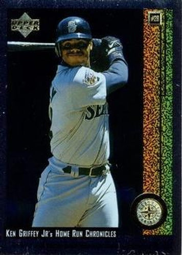 #28 Ken Griffey Jr. - Seattle Mariners - 1998 Upper Deck - Ken Griffey Jr.'s Home Run Chronicles Baseball