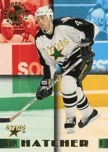#28 Kevin Hatcher - Dallas Stars - 1995-96 Stadium Club Members Only 50 Hockey