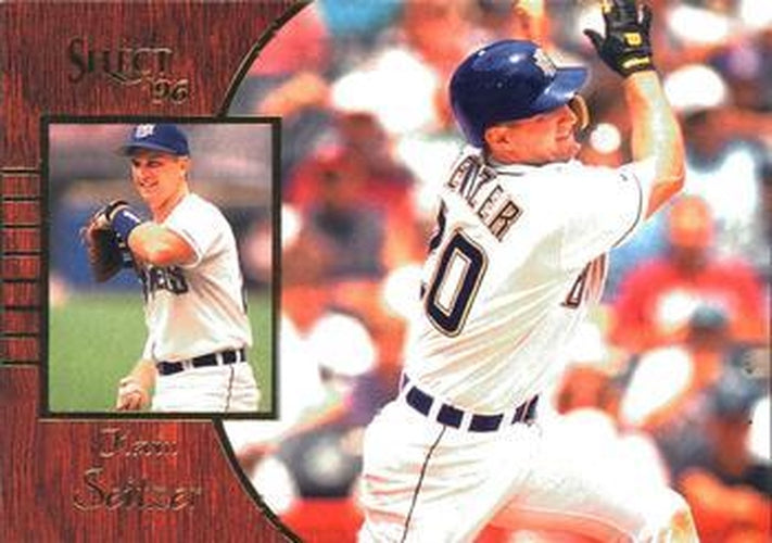 #28 Kevin Seitzer - Milwaukee Brewers - 1996 Select Baseball