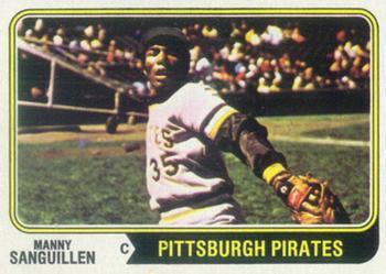 #28 Manny Sanguillen - Pittsburgh Pirates - 1974 Topps Baseball