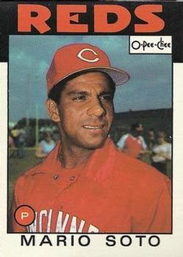 #28 Mario Soto - Cincinnati Reds - 1986 O-Pee-Chee Baseball