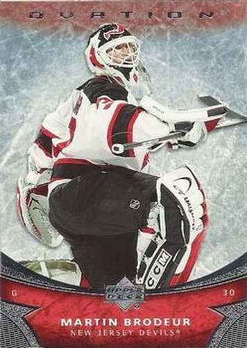 #28 Martin Brodeur - New Jersey Devils - 2006-07 Upper Deck Ovation Hockey