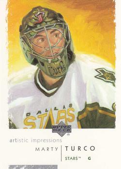 #28 Marty Turco - Dallas Stars - 2002-03 UD Artistic Impressions Hockey