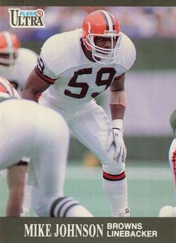 #28 Mike Johnson - Cleveland Browns - 1991 Ultra Football