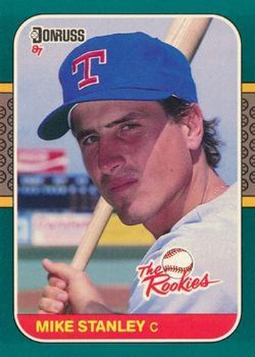 #28 - Mike Stanley - Texas Rangers - 1987 Donruss The Rookies Baseball