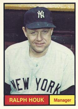 #28 Ralph Houk - New York Yankees -1982 Galasso 1961 World Champions New York Yankees Baseball