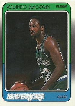 #28 Rolando Blackman - Dallas Mavericks - 1988-89 Fleer Basketball