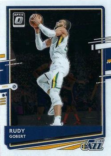 #28 Rudy Gobert - Utah Jazz - 2020-21 Donruss Optic Basketball
