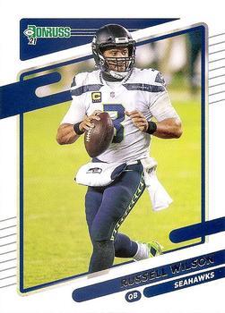 #28 Russell Wilson - Seattle Seahawks - 2021 Donruss Football