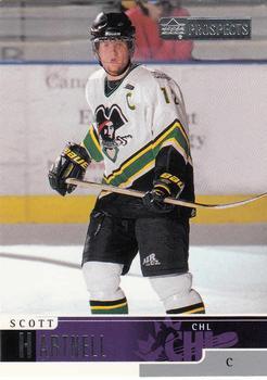 #28 Scott Hartnell - Prince Albert Raiders - 1999-00 Upper Deck Prospects Hockey