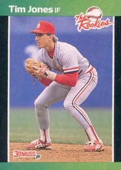 #28 Tim Jones - St. Louis Cardinals - 1989 Donruss The Rookies Baseball