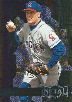 #28 Todd Greene - California Angels - 1996 Metal Universe Baseball