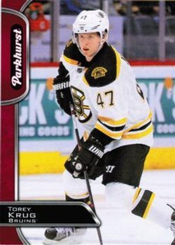 #28 Torey Krug - Boston Bruins - 2016-17 Parkhurst - Red Hockey