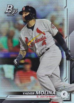 #28 Yadier Molina - St. Louis Cardinals - 2019 Bowman Platinum Baseball