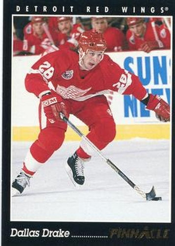 #28 Dallas Drake - Detroit Red Wings - 1993-94 Pinnacle Hockey