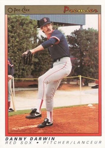 #28 Danny Darwin - Boston Red Sox - 1991 O-Pee-Chee Premier Baseball