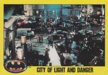 #228 City of Light and Danger - 1989 Topps Batman