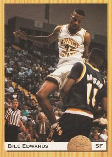 #28 Bill Edwards - Wright State Raiders - 1993 Classic Draft Picks Basketball
