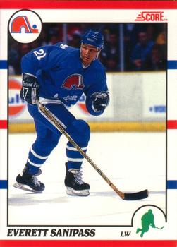 #28 Everett Sanipass - Quebec Nordiques - 1990-91 Score Canadian Hockey