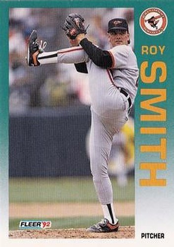 #28 Roy Smith - Baltimore Orioles - 1992 Fleer Baseball